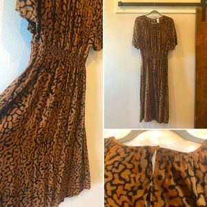 Animal Print long dress